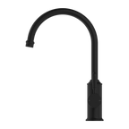 Nero York Kitchen Mixer Gooseneck Spout With Metal Lever - Matte Black - NR69210602MB