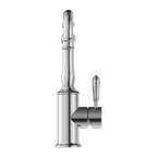 Nero York Kitchen Mixer Hook Spout With Metal Lever - Chrome - NR69210702CH