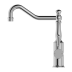 Nero York Kitchen Mixer Hook Spout With Metal Lever - Chrome - NR69210702CH