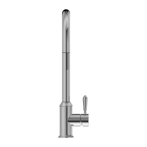 Nero York Pull Out Sink Mixer With Vegie Spray Function With Metal Lever - Chrome - NR69210802CH