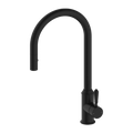 Nero York Pull Out Sink Mixer With Vegie Spray Function With Metal Lever - Matte Black - NR69210802MB