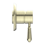 Nero York Shower Mixer With Metal Lever - Aged Brass - NR69210902AB