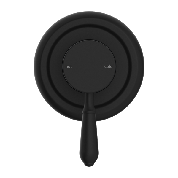 Nero York Shower Mixer With Metal Lever - Matte Black - NR69210902MB