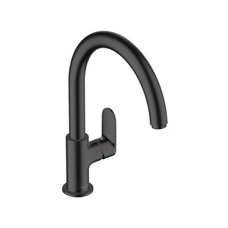 Hansgrohe Vernis 210 Blend Gooseneck Sink Mixer - Matte Black - 71870673