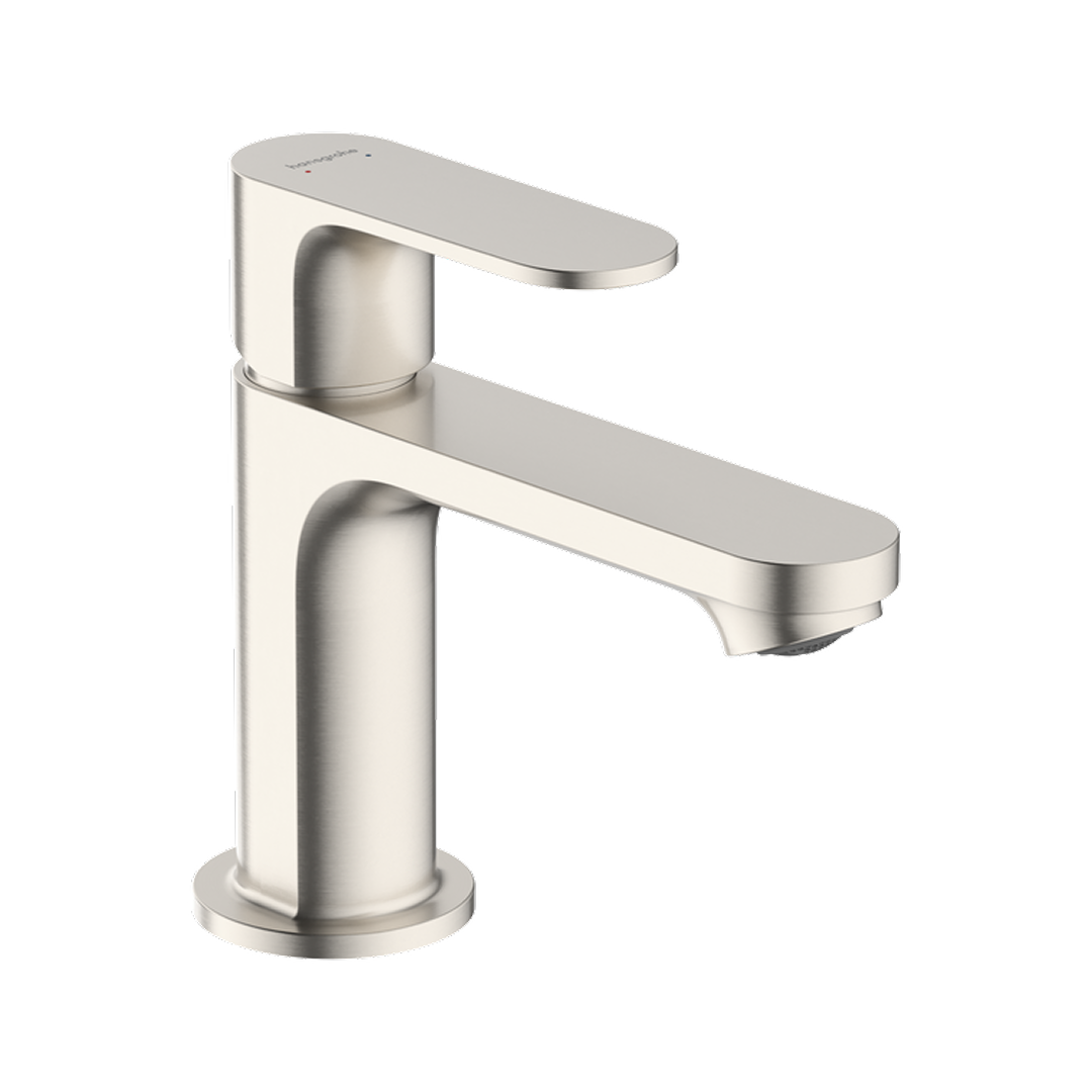 Hansgrohe Rebris S Basin Mixer 80 without Waste LF - Brushed Nickel 72512823