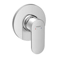 Hansgrohe Rebris S Shower Wall Mixer - Includes In-Wall Body - Chrome - 72649000 + 13620180