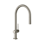 Hansgrohe Talis M54 210 1Jet Pull-Out Spout Kitchen Mixer - Stainless Steel 72802803