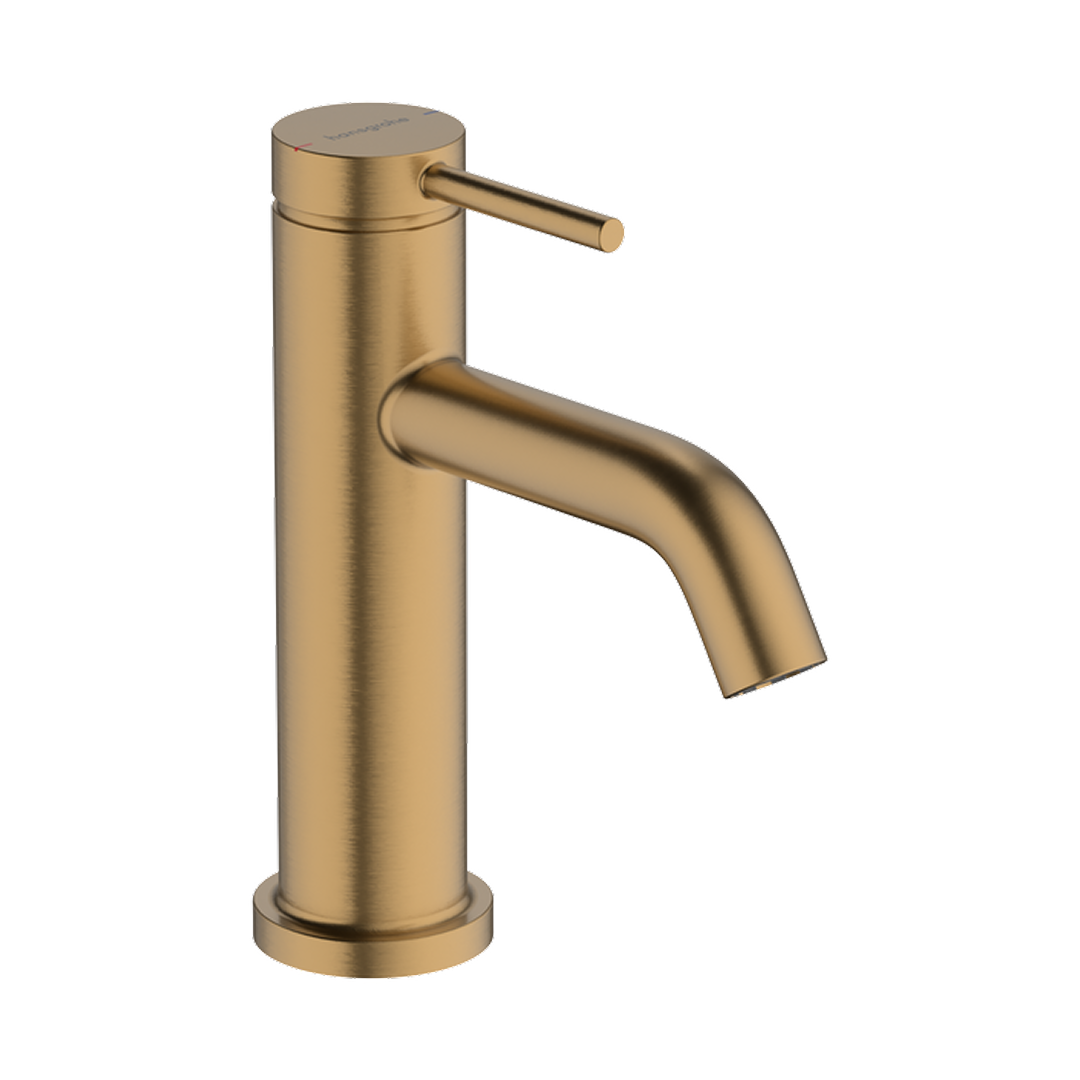 Hansgrohe Tecturis S Basin Mixer 80 without waste LF - Brushed Bronze 73380143