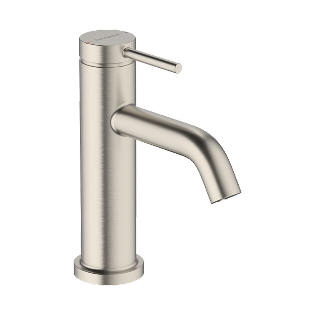 Hansgrohe Tecturis S Basin Mixer 80 without waste LF - Brushed Nickel 73380823
