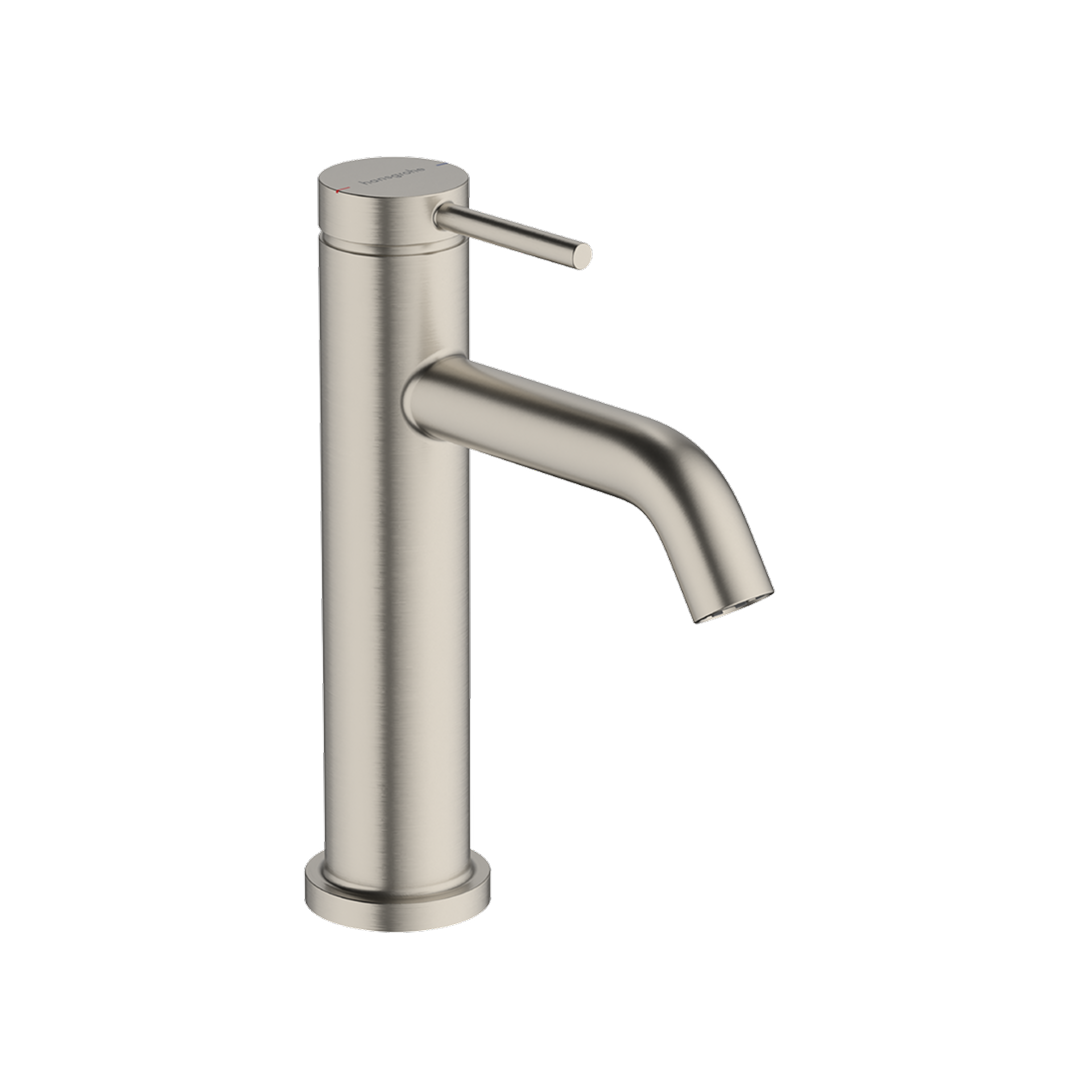 Hansgrohe Tecturis S Basin Mixer 110 without waste LF - Brushed Nickel 73381823