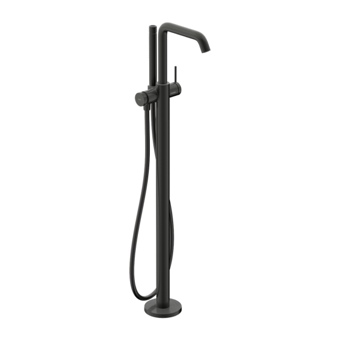 Hansgrohe Tecturis S Floorstanding Bath Mixer - Brushed Black Chrome 73440343