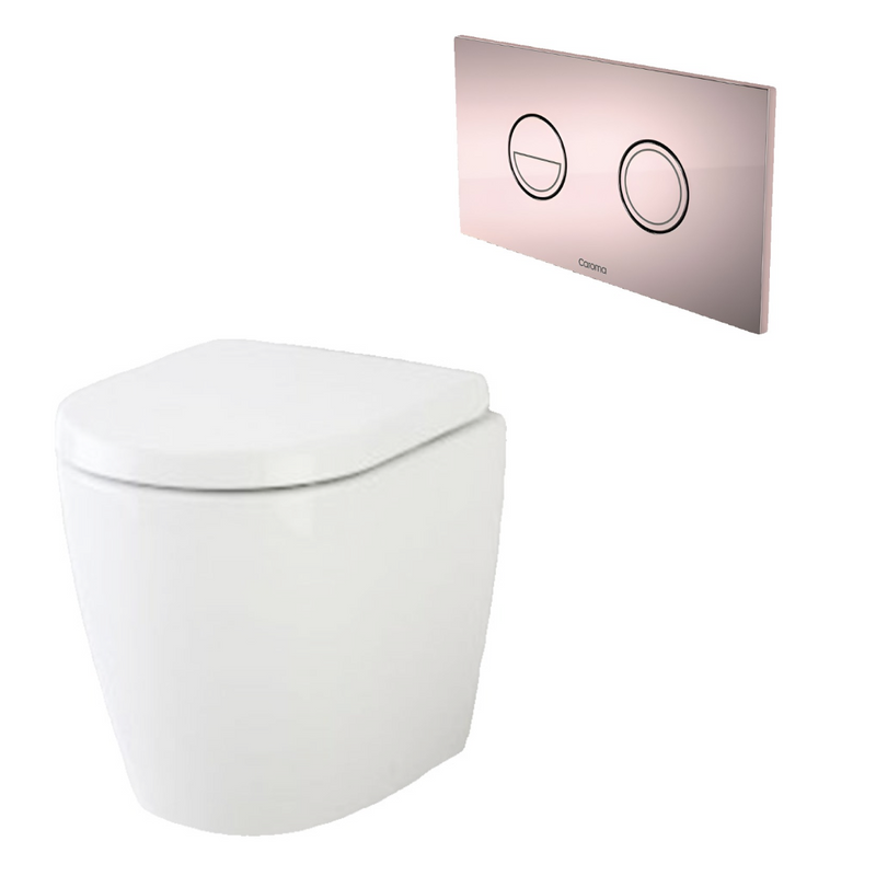 Caroma Urbane Compact Invisi Series II® Wall Faced Toilet Suite