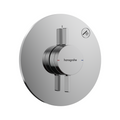 Hansgrohe DuoTurn S Single Function Wall Mixer & IBox Basic Set 2 - Chrome 75618003 + 01500800