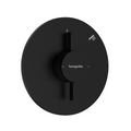 Hansgrohe DuoTurn S Single Function Wall Mixer & IBox Basic Set 2 - Matt Black 75618673 + 01500180