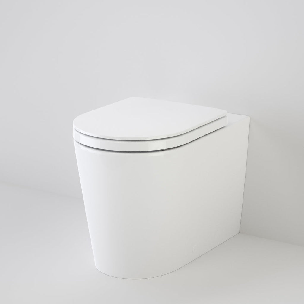Caroma Liano Cleanflush Invisi Series II Wall Faced Toilet Suite (Germguard) - No Flush Plate - 766100W
