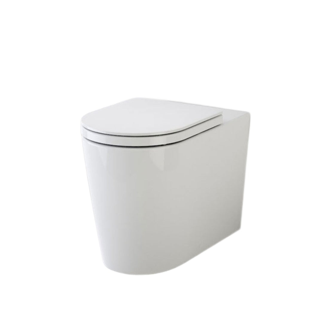 Caroma Liano Cleanflush Easy Height Invisi Series II Wall Faced Toilet Suite - No Flush Plate - 766350W