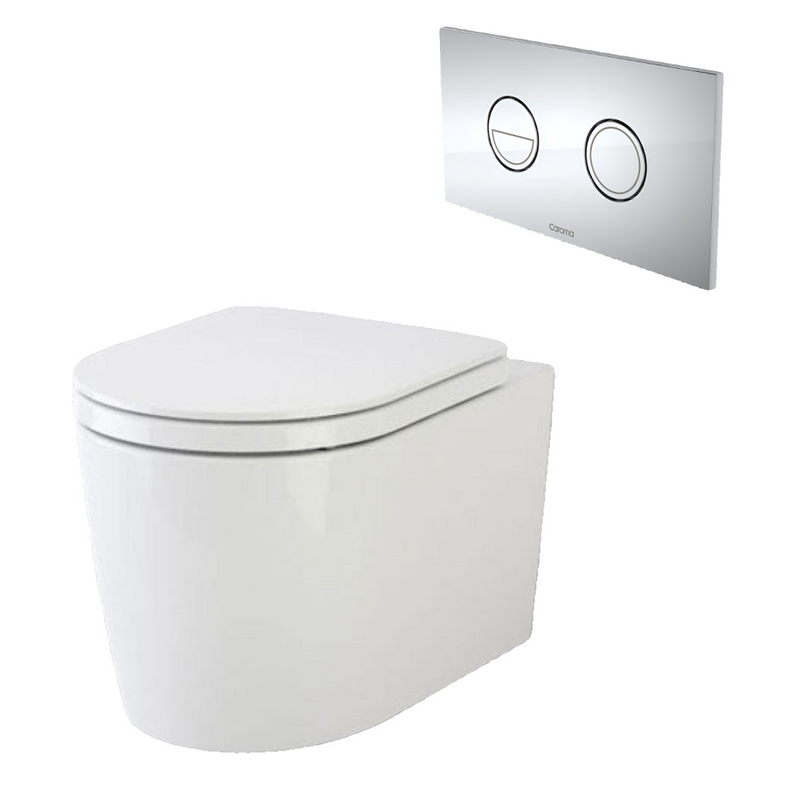 Caroma Liano Cleanflush® Wall Hung Invisi Series II® Toilet Suite