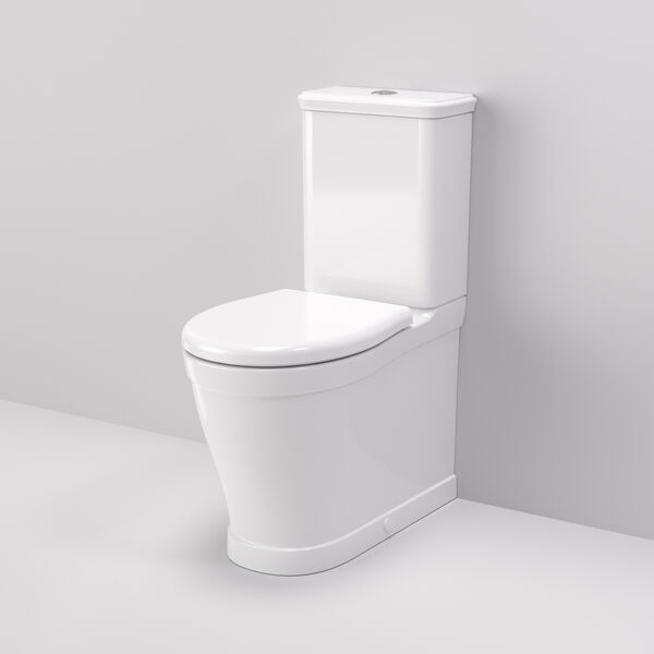Caroma Riviere Cleanflush® Wall Faced Close Coupled Back Entry Suite - Gloss White