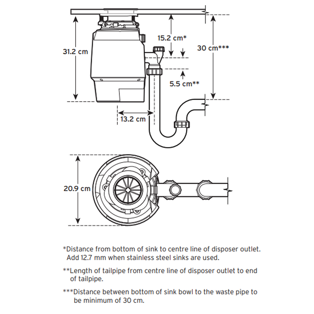 Insinkerator Premium 700 SR Food Waste Disposer - 80382K-ISE