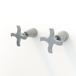 Rainware Outdoor Wall Taps (Pair) - 316 Stainless Steel - 8200