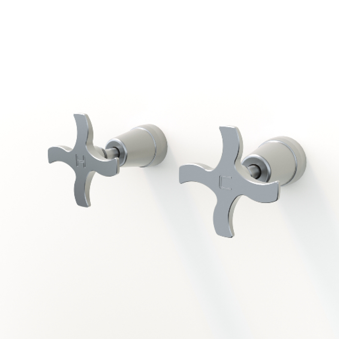 Rainware Outdoor Wall Taps (Pair) - 316 Stainless Steel - 8200
