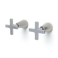 Rainware 316 Stainless Steel Cross Handle Taps - 8210 (Pair)