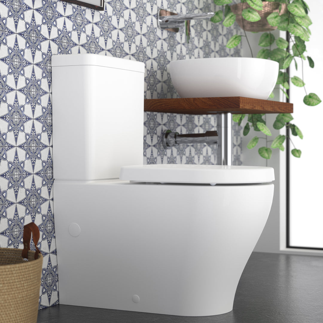 Caroma Luna Back to Wall Toilet - Back Entry - 829720W
