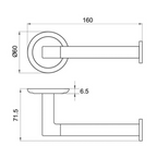 Villeroy & Boch Avia 2.0 Right Hand Toilet Roll Holder - Chrome - 8371461B