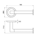 Villeroy & Boch Avia 2.0 Right Hand Toilet Roll Holder - Chrome