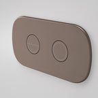 Caroma Contura II Invisi Series II® Round DC Dual Flush Plate & Buttons - Brushed Bronze - 848810BBZ