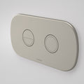 Caroma Contura II Invisi Series II® Round DC Dual Flush Plate & Buttons - Brushed Nickel - 848810BN