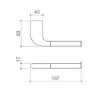Caroma Contura II Toilet Roll Holder - Brushed Brass