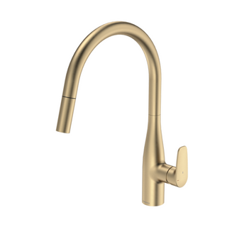 Caroma Contura II Pull Out Sink Mixer - LF Brushed Brass 849062BB56AF