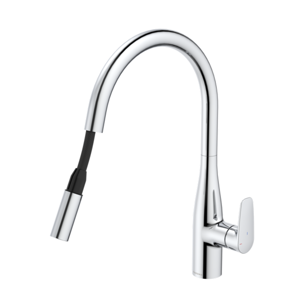 Caroma Contura II Pull Out Sink Mixer - LF Chrome 849062C56AF