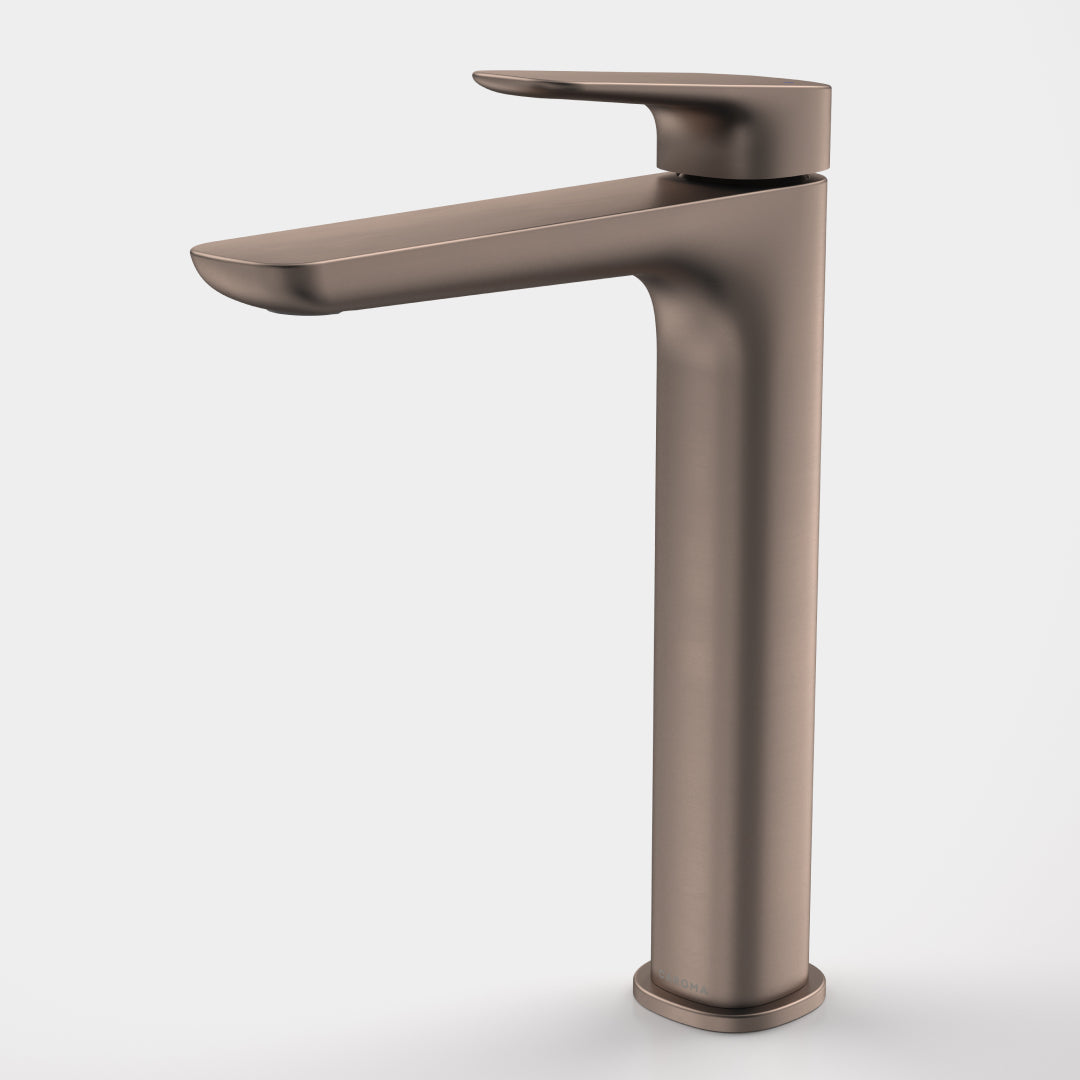 Caroma Contura II Tower Basin Mixer - Brushed Bronze - 849063BBZ6AF