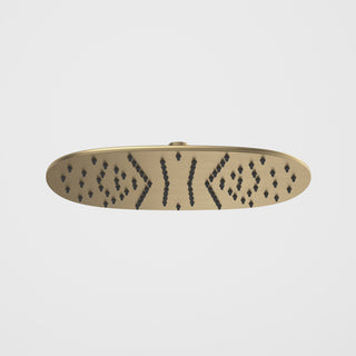 Caroma Contura II 300mm Rain Shower Head - Brushed Brass - 849083BB4A