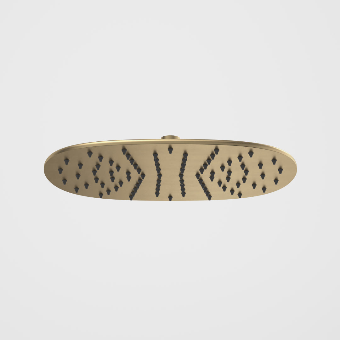 Caroma Contura II 300mm Rain Shower Head - Brushed Brass - 849083BB4A