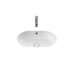 Caroma Liano II 580mm Pill Under/Over Counter Basin – White (with Overflow) - 852905W
