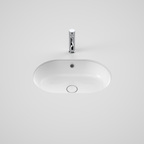 Caroma Liano II 580mm Pill Under/Over Counter Basin – White (with Overflow) - 852905W