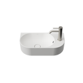 Caroma Liano II Hand Wall Basin (1 Tap Hole) – Matte White (with Overflow) - 853015MW