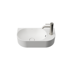 Caroma Liano II Hand Wall Basin (1 Tap Hole) – Matte White (with Overflow) - 853015MW