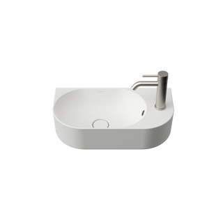 Caroma Liano II Hand Wall Basin (1 Tap Hole) – Matte White (with Overflow) - 853015MW
