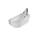 Caroma Liano II Hand Wall Basin (1 Tap Hole) – White (with Overflow) - 853015W