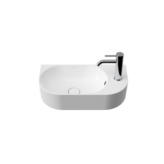 Caroma Liano II Hand Wall Basin (1 Tap Hole) – White (with Overflow) - 853015W