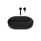 Caroma Liano II 600mm Pill Inset Basin with Tap Landing (0 Tap Hole) – Matte Black (with Overflow) - 853105MB