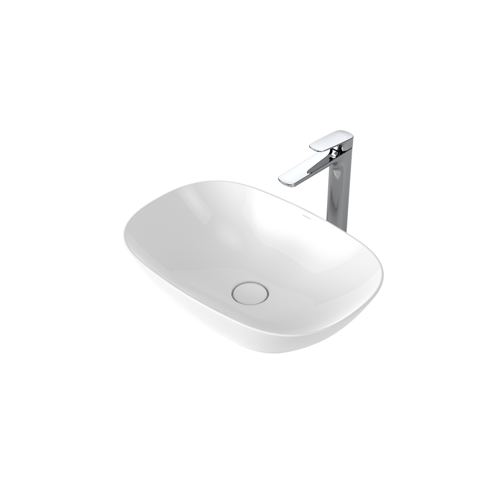 Caroma Contura II 530mm Above Counter Basin - White - 853200W