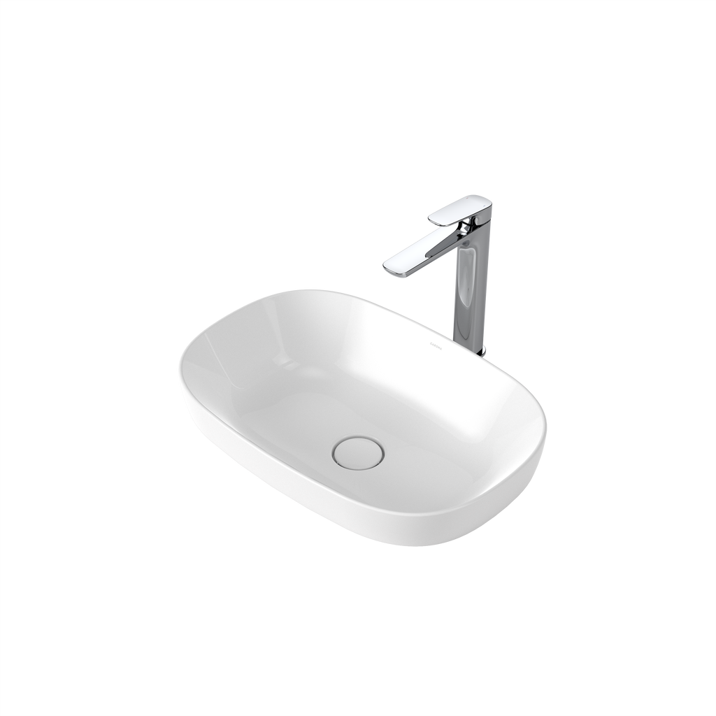 Caroma Contura II 530mm Inset Basin - White - 853300W