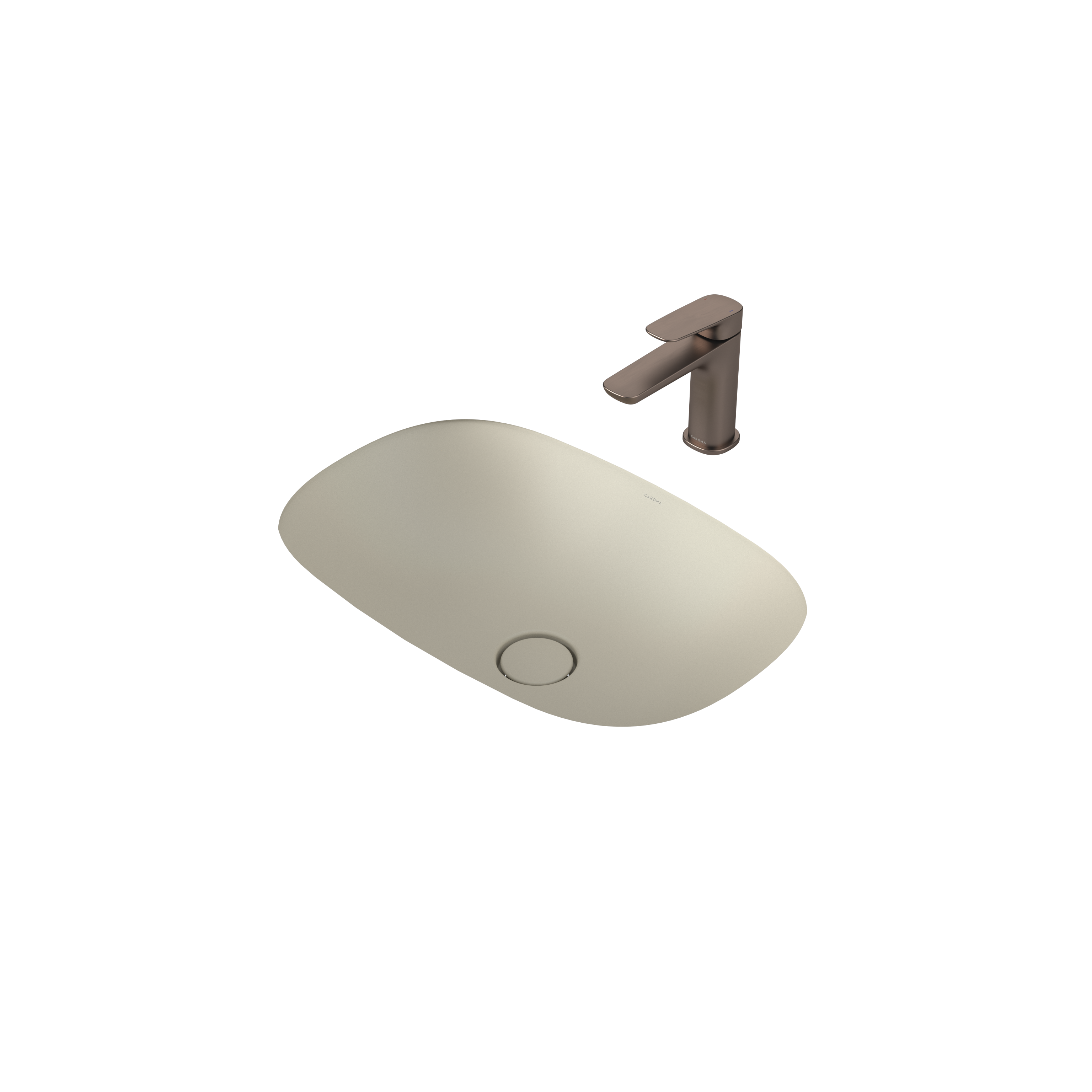 Caroma Contura II Undercounter Basin - Matte Clay - 853600CL