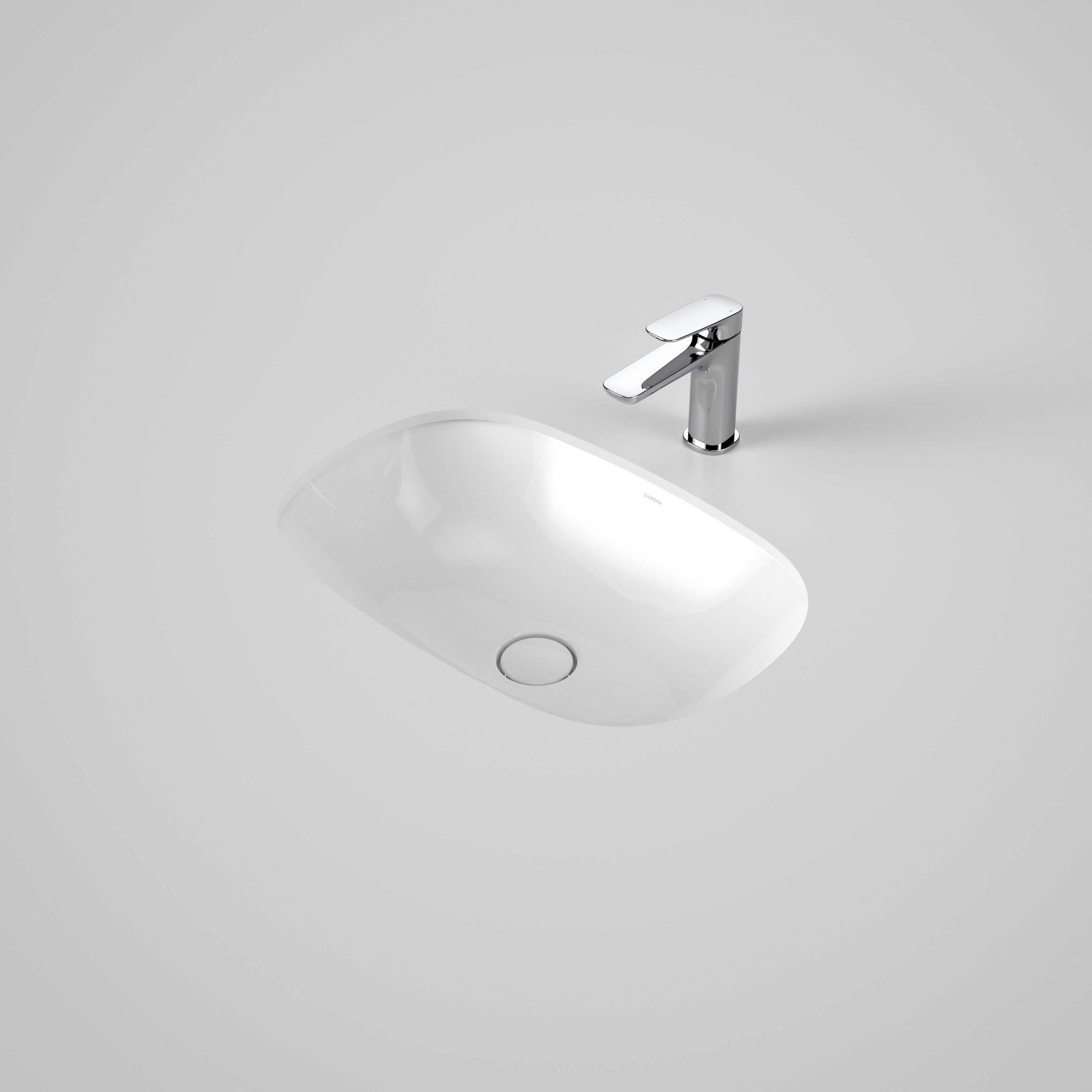 Caroma Contura II Undercounter Basin - White - 853600W