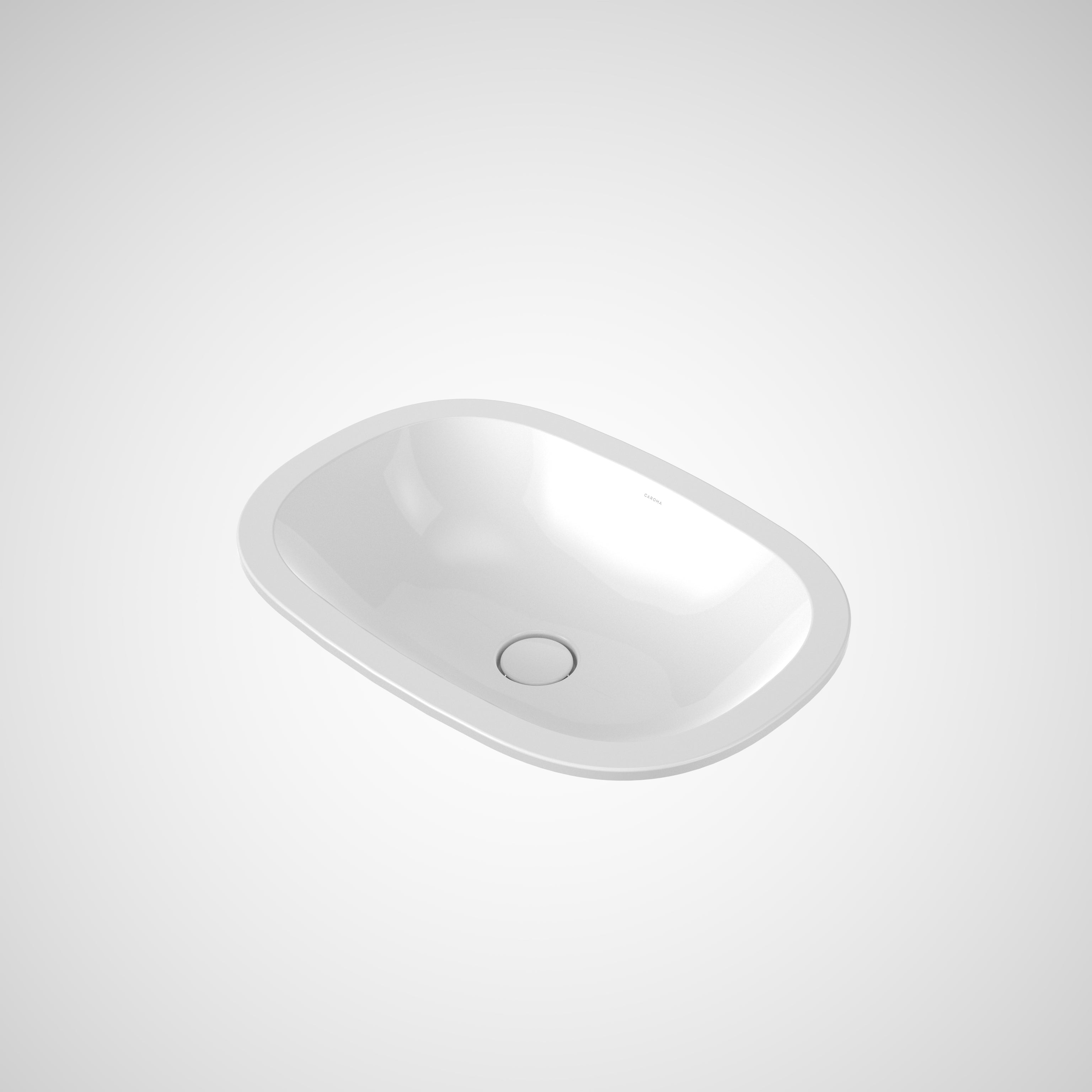 Caroma Contura II Undercounter Basin - White - 853600W